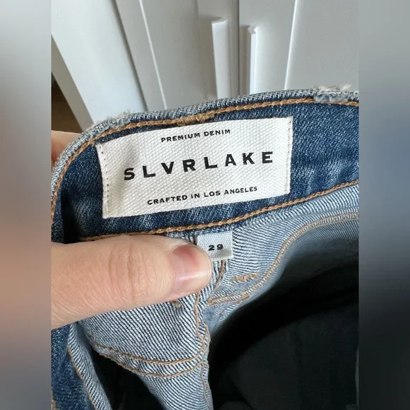 NWT jeans SLVRLAKE women size 29, cotton blue, hip - 40,5” (no tag anymore) - Picture 4 of 13